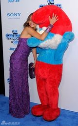 高清组图：《蓝精灵》纽约首映 波姬-小丝等助阵