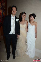 组图：杨采妮大婚 梁咏琪李心洁携夫出席