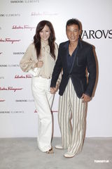 组图：陈慧琳紫唇妆身材发福 幸福秘笈分享给锋芝