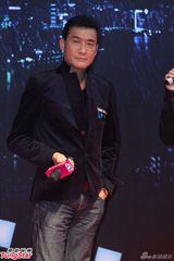 组图： 郭富城梁家辉现身《寒战》上海宣传