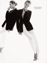 组图：超模克莉丝蒂黑白大片 丝丝性感诱惑挑逗