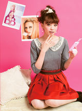 组图：日本模特宫田聪子示范89款秋季服饰搭配