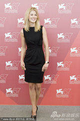 《巴尼的人生》记者会  女演员罗莎蒙德和男星谈笑