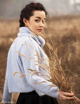 组图：刘一含复古时尚写真尽现东方优雅