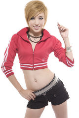 高清组图：明骏女孩最新时尚大片挑战冬日严寒