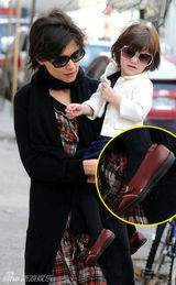 组图：好莱坞潮童萌孩 盘点小苏瑞8款可爱美鞋