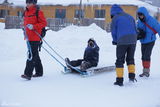 组图：《爸爸》雪乡抢先看 萌娃玩雪脸蛋红扑扑