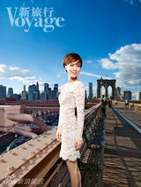 组图：王珞丹纽约旅行大片 都市街头淡定从容