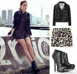 组图：明星爱街拍第8期男士大衣VS女士夹克棉服