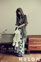 高清组图：韩星尹胜雅春装写真展清纯可爱美