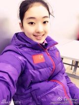 组图：花滑17岁小将李子君清纯可爱获粉丝喜爱