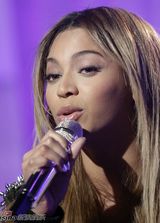 高清组图：碧昂丝做客谈话节目 现场激情献唱