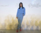 组图：刘云(刘芸)干练裤装助阵发布会受品牌亲睐