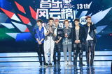 组图：EXO-M获音乐风云榜最受欢迎组合奖