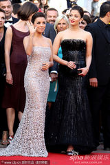 幻灯图集：《巡演》戛纳首映 透视装舞娘PK伊娃