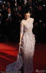 组图：《维纳斯》首映 章子怡素雅长裙助阵