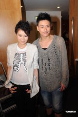 组图：汪明荃服务无线40年 无线高层设宴众艺人到贺