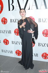 组图：刘嘉玲薄纱高开叉裙性感 谈梅姑遗物拍卖