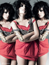 幻灯图集：莉莉-艾伦烟熏妆登上《时尚芭莎》