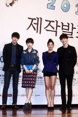 高清组图：张娜拉崔丹尼尔等宣传新剧《学校2013》