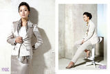 幻灯图：金喜善代言服装画报　优雅大气显女人味
