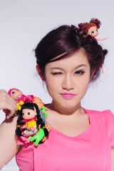 组图：沈阳快女十强出“卖萌照” 比比谁最萌