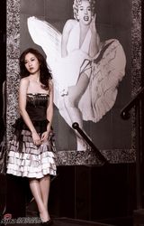 高清组图：叶璇时尚大片 向梦露致敬