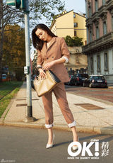 组图：小宋佳《OK》大片徜徉米兰街头时尚