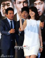 组图：李瑶媛黄正民出席《传说之拳》媒体首映