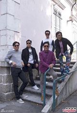 组图：温拿五虎重现当年半裸写真 四月澳门开唱