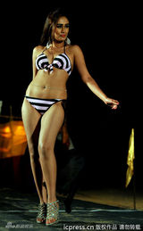 组图：印度公主国际选美大赛 众佳丽秀傲人身姿