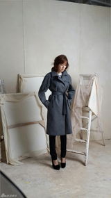 高清图：尹恩惠写真拍摄现场照展秋季OL范儿