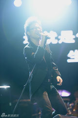 组图：张北音乐节第二日遇雷雨 汪峰Orbital献唱