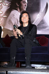 组图：《风云2》主创抵台 郭富城郑伊健风采依旧