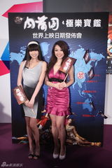 高清组图：《3D肉蒲团》见面会 雷凯欣深V短裙亮相