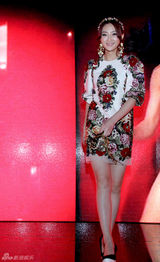 组图：林鹏巴洛克风情亮相VOGUE盛典