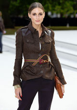 组图：纽约名媛奥利维亚帅气亮相伦敦时装周