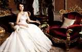 高清图：海清婚纱写真成熟优雅 演绎待嫁幸福新娘