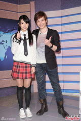 组图：许雅涵和偶像孙协志对戏大呼紧张