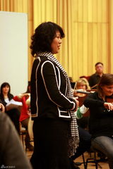 高清图：陕北民歌赴欧演唱会华沙站排练花絮