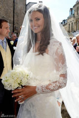 组图：凯特王妃前男友结婚 威廉王子婚礼曾做媒