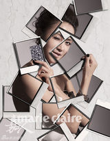 高清图：张歆艺频上一线杂志 造型百变成时尚宠儿