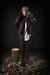 组图：GJ蒋卓嘉猎装写真曝光 阳光暖男亦坚毅