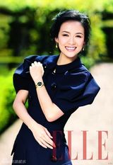 组图：章子怡登《ELLE》封面 用勇气力量面对新轮回