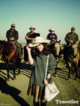 高清组图：韩星韩智敏美国俄勒冈州拍时尚写真