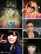 好声音清纯胖妞私照曝光 浓妆爆乳被指装纯(图)