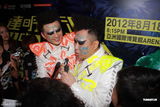 组图：达明一派演唱会落幕 何韵诗现身支持