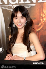 幻灯图集：林志玲短裙裹身清凉出镜 热心宣传公益