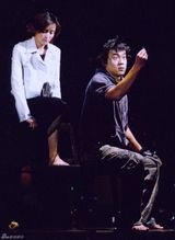 组图：廖凡昔日青涩话剧照 演刘若英《半生缘》