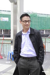 组图：张学友参加开机仪式 拍新戏全因友情